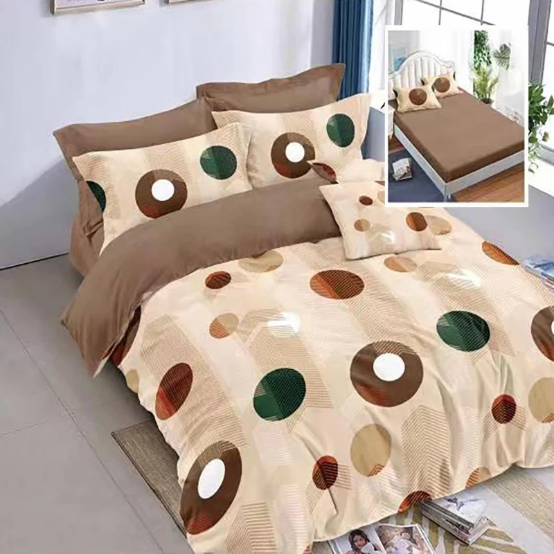 LENJERIE FINET 6 PIESE CU HUSĂ - 160x200 ȘI 180x200 (HF6P68)